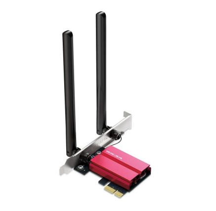 MERCUSYS MA86XE WiFi6E PCIe adapter (AXE5400,2,4GHz/5GHz/6GHz,Bluetooth5.3)