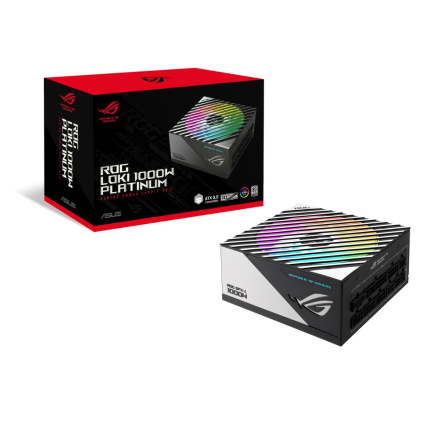 ASUS zdroj ROG Loki SFX-L 1000W Platinum, 80+ Platinum, ARGB ASUS zdroj ROG Loki SFX-L 1000W Platinum, 80+ Platinum, ARGB