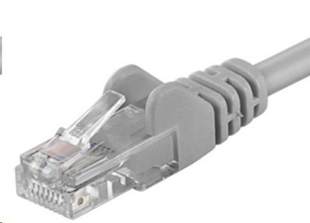 PremiumCord Patch kabel UTP RJ45-RJ45 CAT6 0.25m šedá
