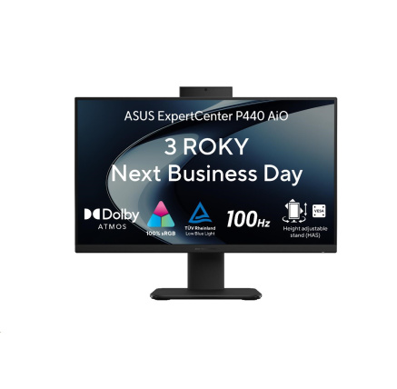 ASUS PC AiO ExpertCenter P44 (P440VAK-BPC565X), i7-13620H, 23.8", 32GB, 1TB SSD, UHD, W11 Pro, Black