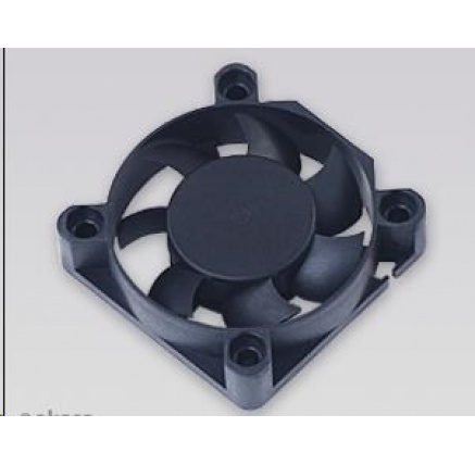 AKASA ventilátor 4cm Black Fan, 40x40x10mm, Sleeve bearing, 24.87 dBA, 3 pin