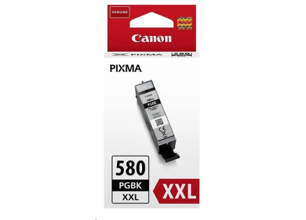 Canon CARTRIDGE PGI-580XXL pigmentová černá pro PIXMA TS615x, TS625x, TS635x, TR7550, TS815x (600 str.)