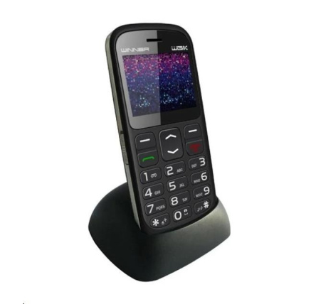 WG - Mobilní telefon WG8 C, tlačítkový, černá