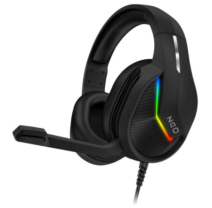 CONNECT IT NEO herní sluchátka s mikrofonem, 1xJack+USB, černá CONNECT IT NEO herní sluchátka s mikrofonem, 1xJack+USB, černá