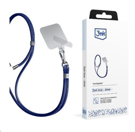 3mk EasyClip Dark Blue (silver) 3mk EasyClip Dark Blue (silver)