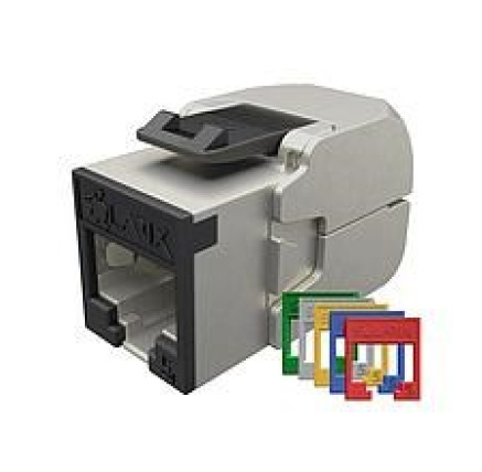 Solarix Samořezný keystone CAT6A STP SXKJ-10G-STP-RAL-SA, RAL FIT moduly, GROUND LOCK, Component Level a 4PPoE Solarix Samořezný keystone CAT6A STP SXKJ-10G-STP-RAL-SA, RAL FIT moduly, GROUND LOCK, Component Level a 4PPoE