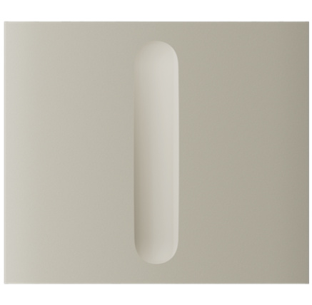 Ajax  CenterButton (Dimmer) vertical - Středový kryt stmívatelného tlačítka, vertikální instalace, slonová kost