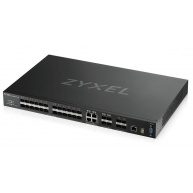 Zyxel XGS4600-32F L3 Managed Switch, 24x SFP, 4x RJ45/SFP, 4x 10G SFP+, stackable, dual PSU