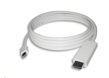 PREMIUMCORD Kabel Mini DisplayPort - HDMI 1m, bílý