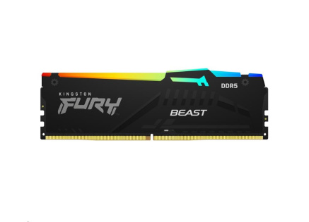 KINGSTON DIMM DDR5 8GB 6000MT/s CL36 FURY Beast RGB EXPO