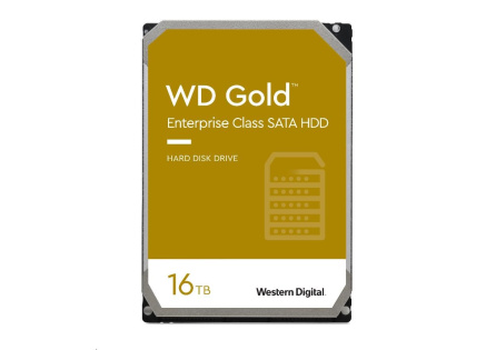 WD GOLD WD161KRYZ 16TB, SATA III 3.5", 512MB 7200RPM, 262MB/s, CMR, Enterprise