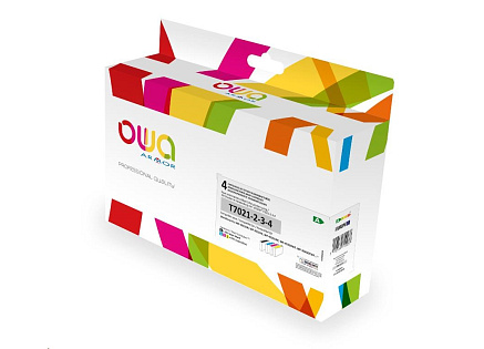 OWA Armor cartridge pro EPSON 4-PACK pro WF4015/4515 CMYK 46ml+3x22ml,T7021/22/23/24