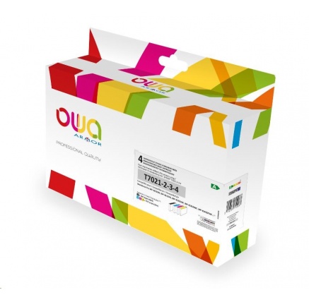 OWA Armor cartridge pro EPSON 4-PACK pro WF4015/4515 CMYK 46ml+3x22ml,T7021/22/23/24 OWA Armor cartridge pro EPSON 4-PACK pro WF4015/4515 CMYK 46ml+3x22ml,T7021/22/23/24