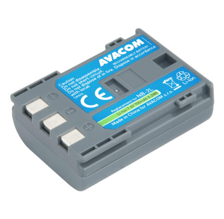 AVACOM náhradní baterie Canon NB-2LH Li-Ion 7.4V 700mAh 5.2Wh AVACOM náhradní baterie Canon NB-2LH Li-Ion 7.4V 700mAh 5.2Wh