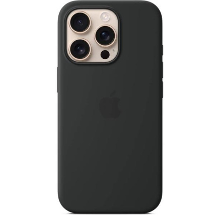 APPLE iPhone 16 Pro Silicone Case with MagSafe - Black