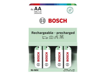 Bosch HR6B4P2600/00 AA 2600mAh Ni-MH Ready to Use (Blistr 4 ks)