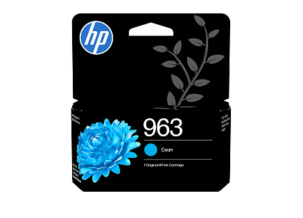 HP 963 Cyan Original Ink Cartridge (700 pages) HP 963 Cyan Original Ink Cartridge (700 pages)
