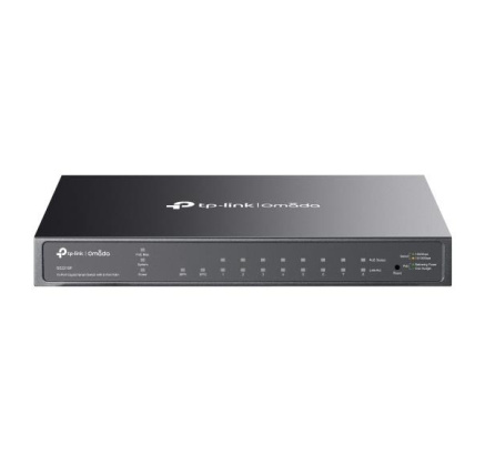 TP-Link OMADA switch SG2210P (8xGbE, 2xSFP, 8x PoE+, 61W, fanless)