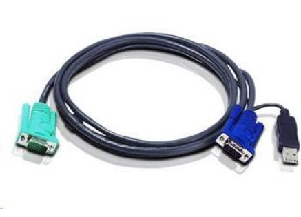 ATEN KVM sdružený kabel k CS-1708,1716, USB, 2m ATEN KVM sdružený kabel k CS-1708,1716, USB, 2m