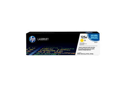 HP 125A Yellow LJ Toner Cart, CB542A (1,400 pages)