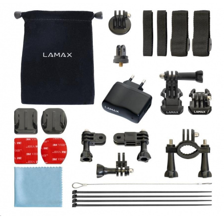 LAMAX Sada L - 15ks příslušenství pro akční kamery LAMAX Sada L - 15ks příslušenství pro akční kamery