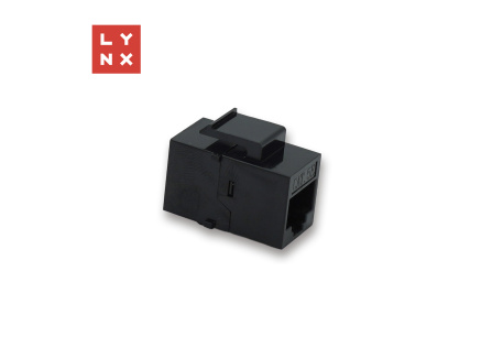 LYNX keystone spojka UTP Cat5e, 8P8C, černá