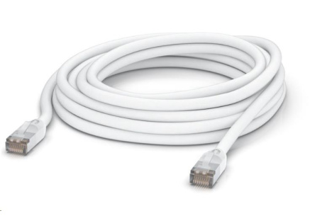 UBNT UACC-Cable-Patch-Outdoor-8M-W, Outdoor UniFi Patch kabel, 8m, Cat5e, bílá