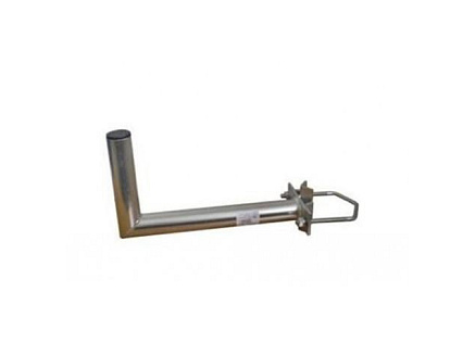 Držák antény na stožár s vinklem, galvanický zinek, délka 35cm