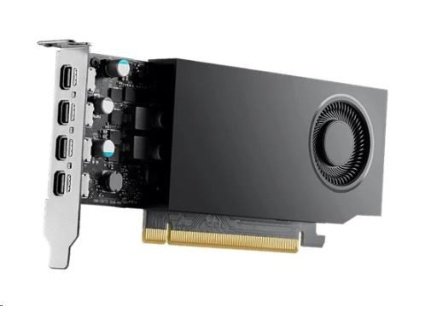 DELL NVIDIA RTX A1000 8 GB GDDR6 full height PCIe 4.0x8 4 mDP Graphics Card DELL NVIDIA RTX A1000 8 GB GDDR6 full height PCIe 4.0x8 4 mDP Graphics Card