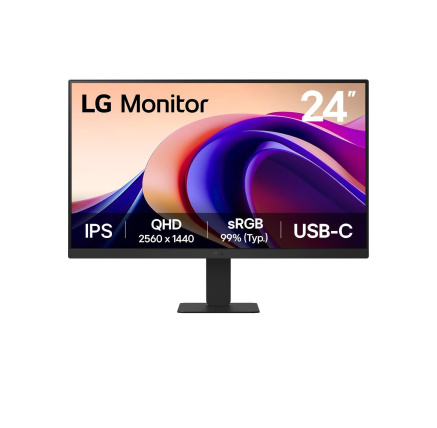 LG MT IPS LCD LED 23,8" 24U631A - IPS panel, 2560x1440, 100hz, HDMI, USB-C