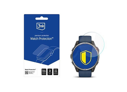 3mk hybridní sklo Watch Protection FlexibleGlass pro Garmin quatix 8 – 47mm