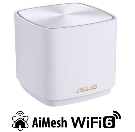 ASUS ZenWiFi XD4 Plus 1-pack white Wireless AX1800 Dual-band Mesh WiFi 6 System