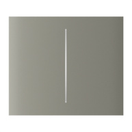 Ajax  CenterButton (2-gang) vertical - Středové dvou tlačítko, vertikální instalace, olivová