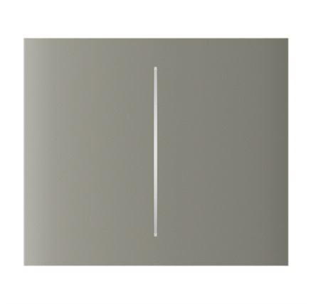 Ajax  CenterButton (2-gang) vertical - Středové dvou tlačítko, vertikální instalace, olivová