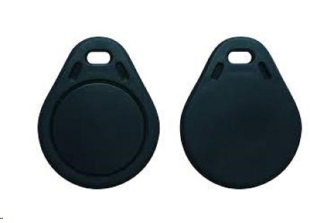 Elatec RFID Unique čip, přívěsek na klíče, 125 kHz, černý, Standard  Temic/ISO11784/785