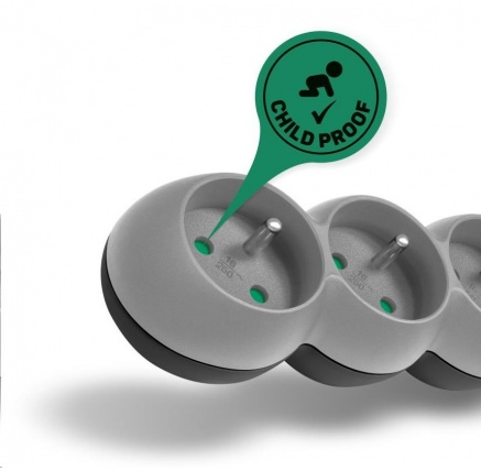 CONNECT IT prodlužovací kabel 230 V, 6 zásuvek, 3 m, s vypínačem (bílý) CONNECT IT prodlužovací kabel 230 V, 6 zásuvek, 3 m, s vypínačem (bílý)