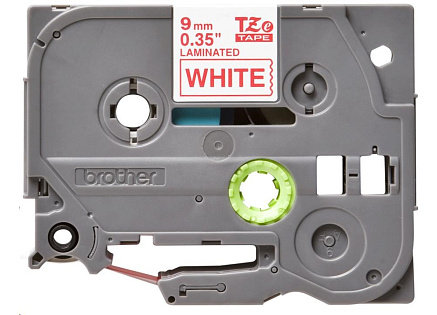 BROTHER TZE222 - kazeta TZ šířky 9mm, laminovaná TZE-222, bílá/červené písmo BROTHER TZE222 - kazeta TZ šířky 9mm, laminovaná TZE-222, bílá/červené písmo