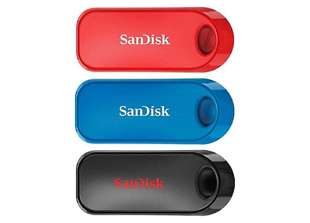 SanDisk Flash Disk 32GB Cruzer Snap, USB 2.0, 3 Pack
