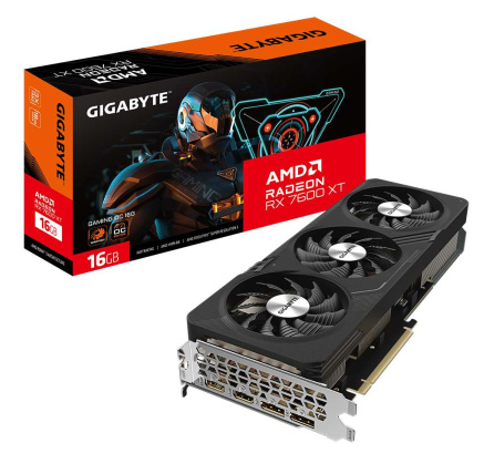 GIGABYTE VGA AMD Radeon RX 7600 XT GAMING OC 16G, RX 7600 XT, 16GB GDDR6, 2xDP, 2xHDMI GIGABYTE VGA AMD Radeon RX 7600 XT GAMING OC 16G, RX 7600 XT, 16GB GDDR6, 2xDP, 2xHDMI