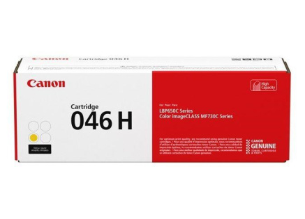 Canon TONER CRG-046HY žlutá pro i-SENSYS LBP653Cdw, LBP654Cx, MF732Cdw, MF734Cdw, MF735Cx (5000 str.)