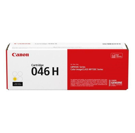 Canon TONER CRG-046HY žlutá pro i-SENSYS LBP653Cdw, LBP654Cx, MF732Cdw, MF734Cdw, MF735Cx (5000 str.) Canon TONER CRG-046HY žlutá pro i-SENSYS LBP653Cdw, LBP654Cx, MF732Cdw, MF734Cdw, MF735Cx (5000 str.)