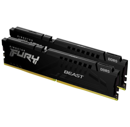 KINGSTON DIMM DDR5 32GB (Kit of 2) 6400MT/s CL32 ECC FURY Beast EXPO Černá