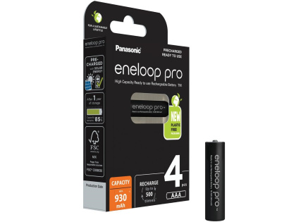 PANASONIC HR03 AAA 4HCDE/4BE ENELOOP PRO N, 930 mAh (Blistr 4ks) PANASONIC HR03 AAA 4HCDE/4BE ENELOOP PRO N, 930 mAh (Blistr 4ks)