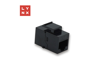 LYNX keystone spojka UTP Cat6, 8P8C, černá