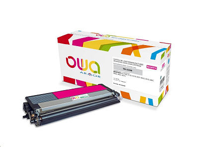 OWA Armor toner pro BROTHER HL 4140, 4150, 4570, MFC 9460 DCP 9055, 9270, 3500 Stran, TN325M, červená/magenta (TN-325M)