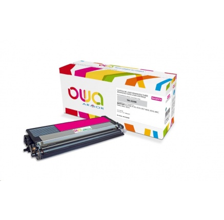 OWA Armor toner pro BROTHER HL 4140, 4150, 4570, MFC 9460 DCP 9055, 9270, 3500 Stran, TN325M, červená/magenta (TN-325M) OWA Armor toner pro BROTHER HL 4140, 4150, 4570, MFC 9460 DCP 9055, 9270, 3500 Stran, TN325M, červená/magenta (TN-325M)