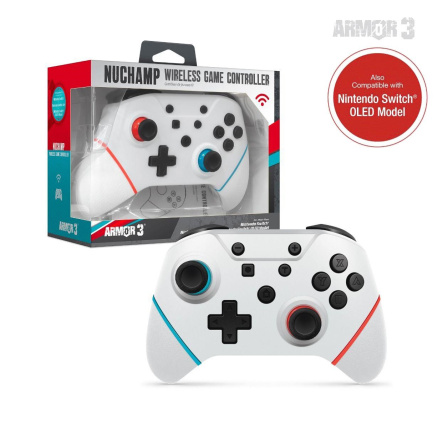 Hyperkin Armor3 NuChamp Wireless Game Controller For Nintendo Switch®/Nintendo Switch® Lite (White) Hyperkin Armor3 NuChamp Wireless Game Controller For Nintendo Switch®/Nintendo Switch® Lite (White)
