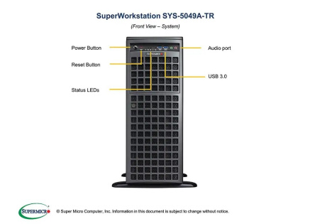 SUPERMICRO SuperWorkstation SYS-5049A-TR