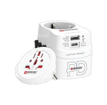 SKROSS cestovní adaptér PRO Light USB AC45PD - World, UK+USA+AUS/CN, univerzální, uzemněný, USB A+C 45W SKROSS cestovní adaptér PRO Light USB AC45PD - World, UK+USA+AUS/CN, univerzální, uzemněný, USB A+C 45W