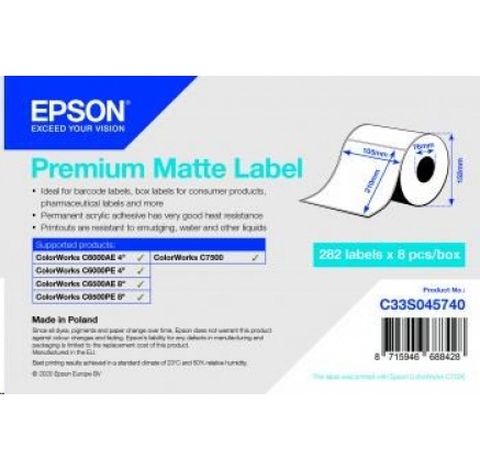 Epson label roll, normal paper, 105x210mm Epson label roll, normal paper, 105x210mm